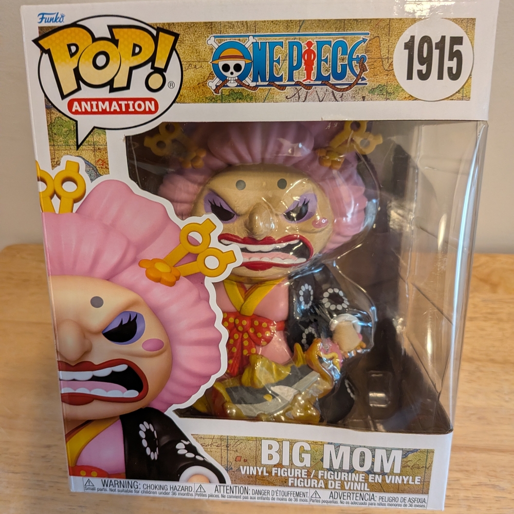 Funko Pop! Animation One Piece Big Mom Figure - Pink and Black